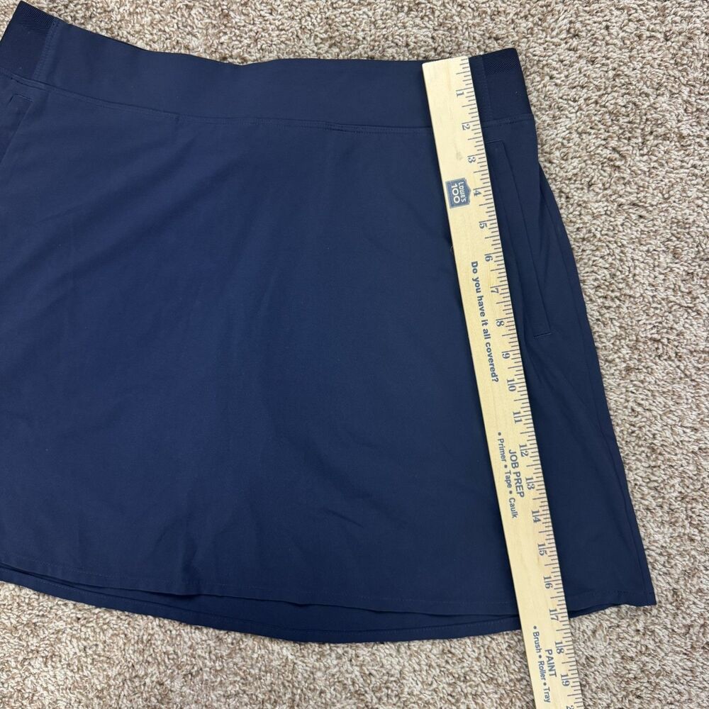 Athleta Brooklyn Heights Skort Womens 12 Navy Blue Golf Tennis Pickleball Skirt - Picture 8 of 10